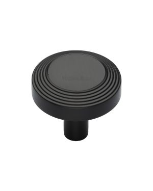 Heritage Brass Cabinet Knob Ridge Design 32mm Matt Bronze finishUK Registered Design Number 6194410