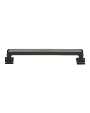 Heritage Brass Cabinet Pull Square Vintage Design 203mm CTC Matt Bronze Finish