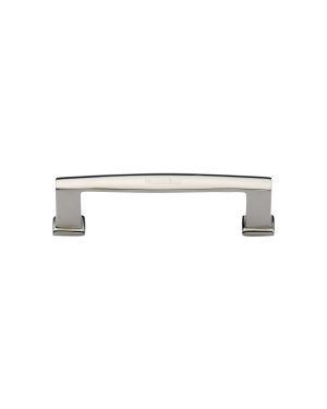 Heritage Brass Cabinet Pull Vintage Design 102mm CTC Polished Nickel Finish