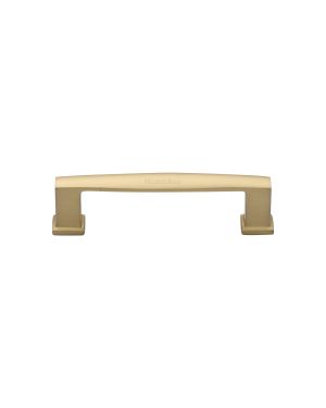 Heritage Brass Cabinet Pull Vintage Design 102mm CTC Satin Brass Finish
