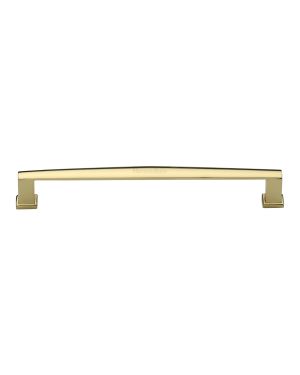 Heritage Brass Cabinet Pull Vintage Design 203mm CTC Polished Brass Finish