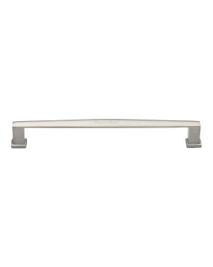 Heritage Brass Cabinet Pull Vintage Design 203mm CTC Satin Nickel Finish
