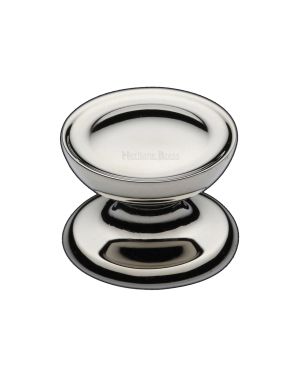 Heritage Brass Cabinet Knob Surrey Design 32mm Polished Nickel finish