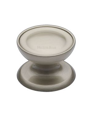 Heritage Brass Cabinet Knob Surrey Design 38mm Satin Nickel finish