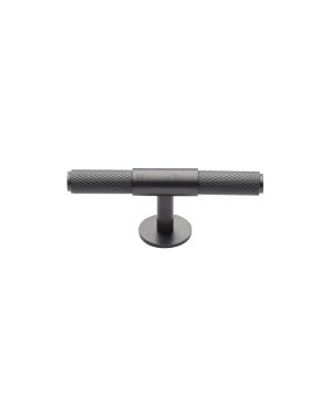Heritage Brass Cabinet Knob Knurled Fountain Design 60mm Matt Bronze finish