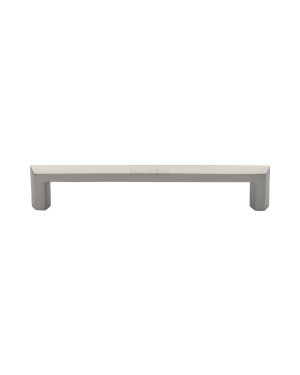 Heritage Brass Cabinet Pull Hex Profile Design 152mm CTC Satin Nickel Finish