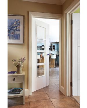 Iseo C4514 White 4-Light Adapta-Door