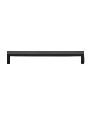 Heritage Brass Cabinet Pull Wide Metro Design 192mm CTC Matt Black Finish