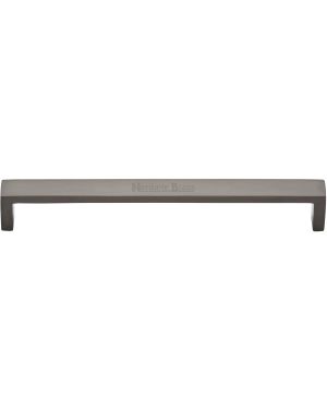 Heritage Brass Cabinet Pull Wide Metro Design 203mm CTC Matt Bronze Finish