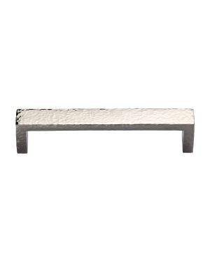 Heritage Brass Cabinet Pull Hammered Wide Metro Design 192mm CTC Polished Nickel Finish