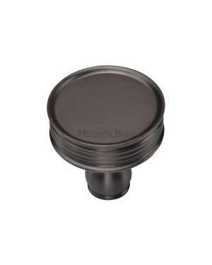 Heritage Brass Cabinet Knob Venetian Design 32mm Matt Bronze finish