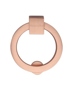 Heritage Brass Round Drop Pull Satin Rose Gold finish