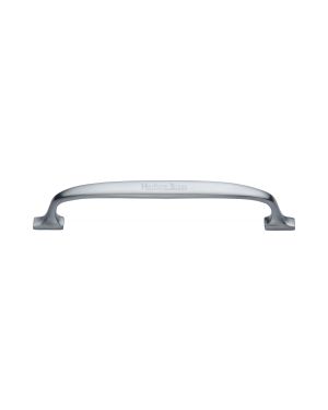 Heritage Brass Cabinet Pull Durham Design 152mm CTC Satin Chrome Finish