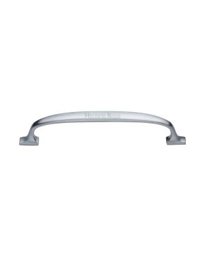 Heritage Brass Cabinet Pull Durham Design 160mm CTC Satin Chrome Finish
