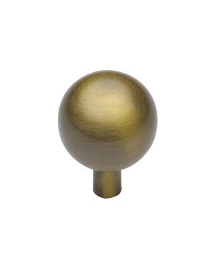 Heritage Brass Cabinet Knob Sphere Design 22mm Antique Brass finish