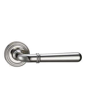 Cambridge Lever On Rose - Polished Nickel