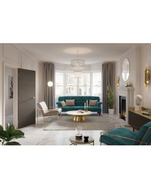 Portland Charcoal Grey Fire Door (FD30)