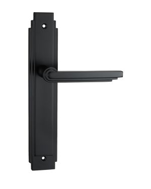Viso Lever On Backplate - Midnight Black - Latch Only