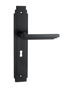 Viso Lever On Backplate - Midnight Black - Lock