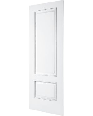Bolection Iris White Smooth Fire Door (FD30 - Made to Measure)