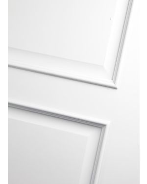 Bolection Iris White 6-Light Smooth