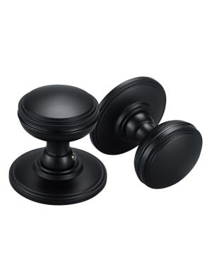 Classico Mortice Knobs - Black (EOL)
