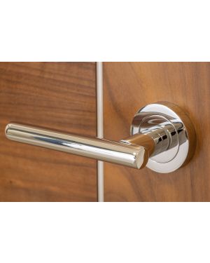 Geneva Lever On Rose - Polished Chrome (EOL)