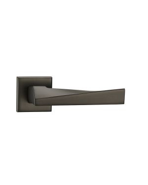 Contrario Lever Handle Pair- Dark Bronze Anthracite