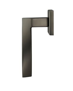 Contrario Lever Handle Pair- Dark Bronze Anthracite