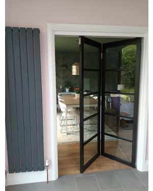 Odense Black 5-Light Demi Panel (Made to Measure)