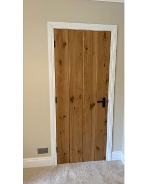 Country Rustic Oak Fire Door (FD30)