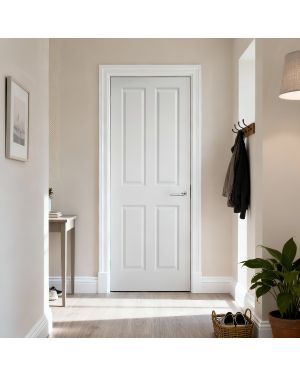 Coventry 4-Panel Smooth Fire Door (FD30)