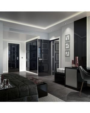 Brillar Black Fire Door (FD30 - Bespoke)