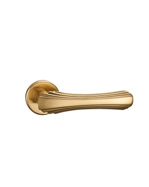 Cantabria Lever Handle Pair - Satin Brass (EOL)