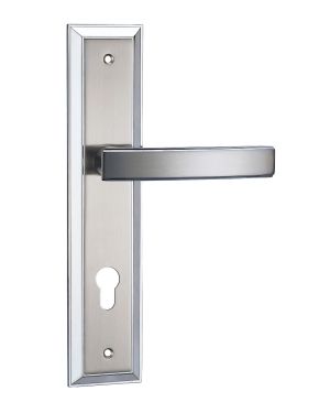Cervati Backplate Handle Pair - Euro Lock (EOL)