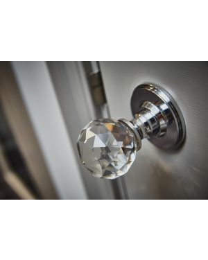 Cristallo Mortice Knobs - Brilliante Chrome (EOL)
