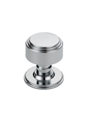 Deco Door Knob - Brilliante Chrome