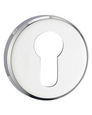 Brilliante Chrome Euro Escutcheon (RR)