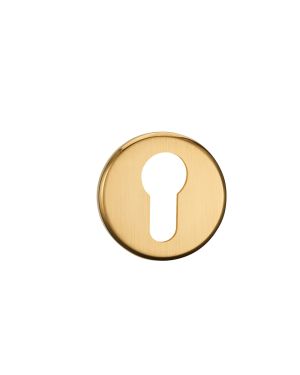 Euro Escutcheon - Satin Brass