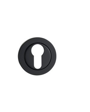 Matt Black Euro Escutcheon 