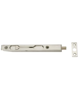 Premium 160mm Flush Bolt - Nickel Finish