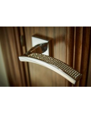 Prezioso Lever On Square Rose - Brilliante Chrome (EOL)