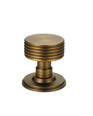 Scanalato Door Knob - Parisian Bronze