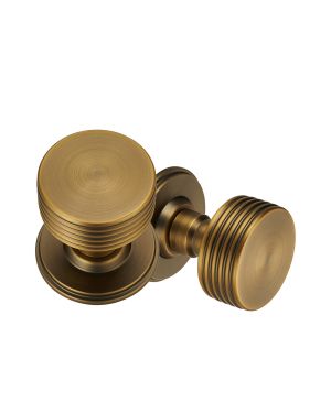 Scanalato Door Knob - Parisian Bronze