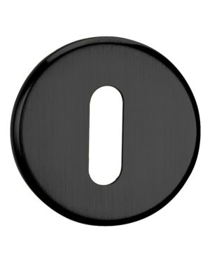 Midnight Black Round Escutcheon