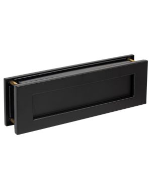 Traditional Sleeved Letterplate - Black