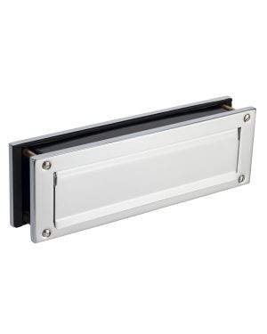 Traditional Sleeved Letterplate - Polished Chrome