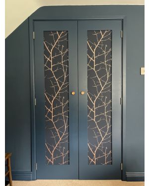 Shaker 1-Panel White Fire Door (FD30 - Made to Measure)