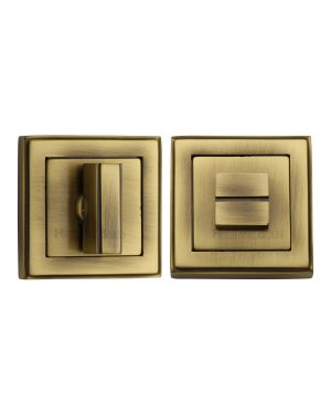 Heritage Brass Thumbturn & Emergency Release for Bathroom & Bedroom Doors Antique finish