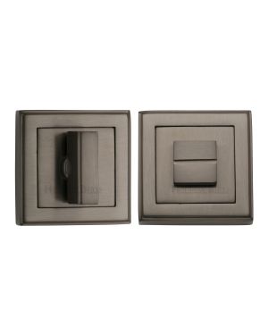Heritage Brass Thumbturn & Emergency Release for Bathroom & Bedroom Doors Matt Bronze finish